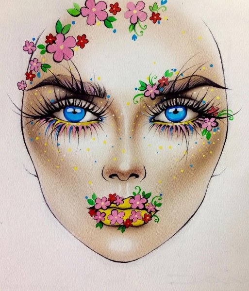 Макияж для рисования
