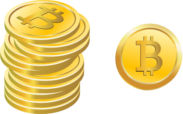 Монета биткоин PNG