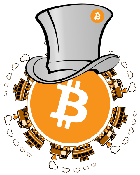 Биткоин нарисованный