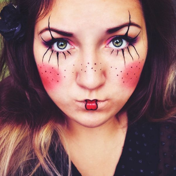 Грим веселого лица