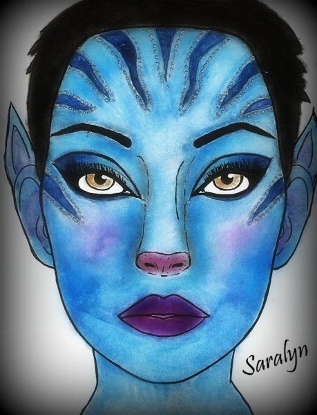 Эскиз театрального грима