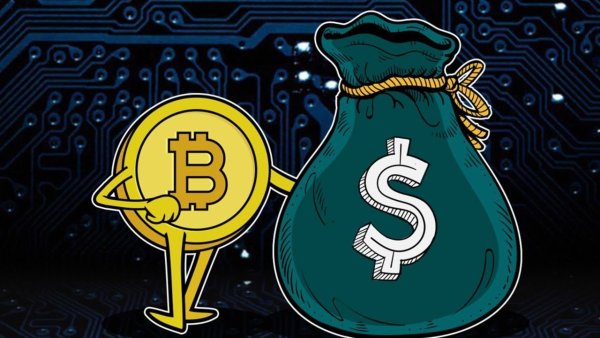 Биткоин мультяшный