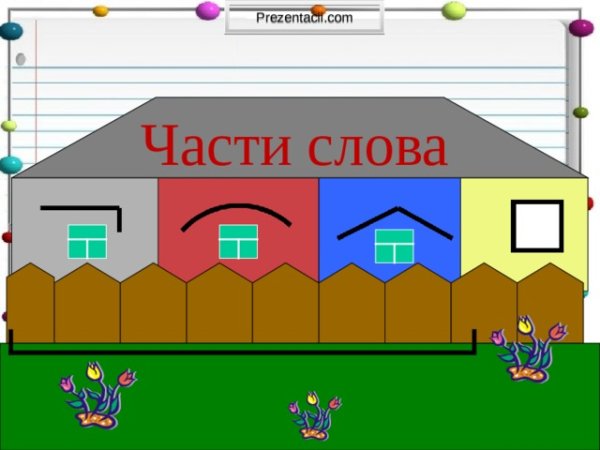 Состав слова рисунок