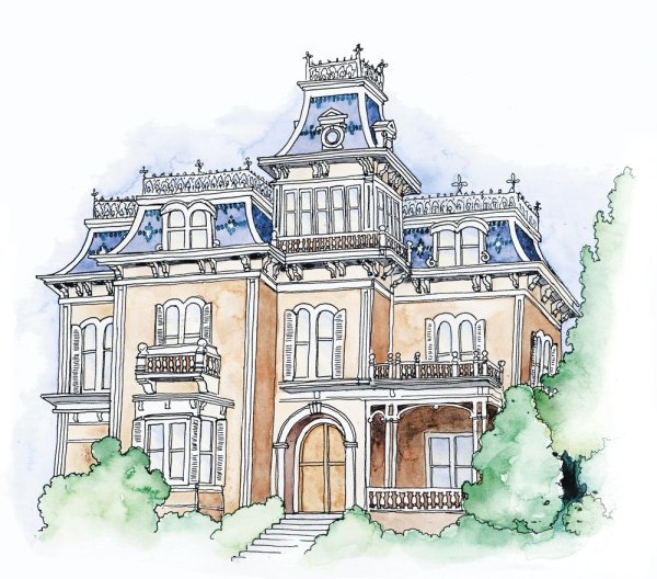 Архитектурный стиль рисование