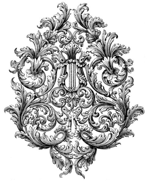 Орнамент рококо Рокайль