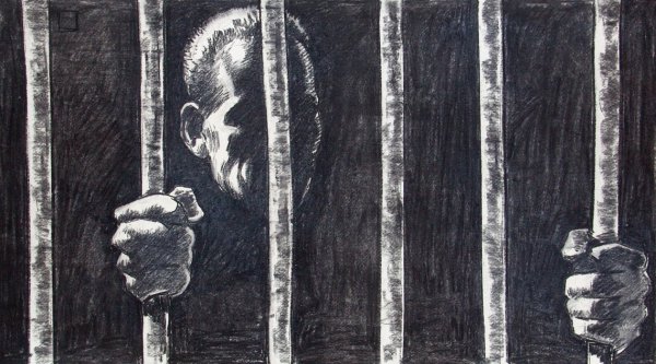 За решеткой живопись