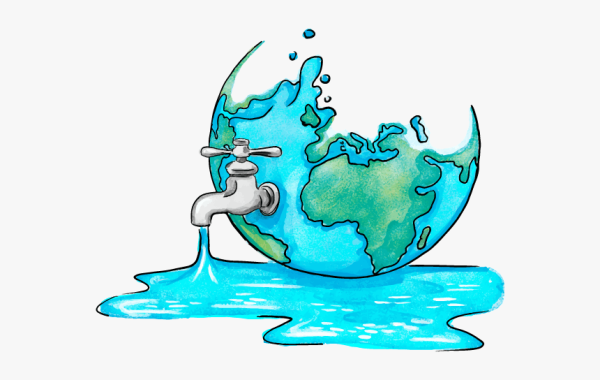 Рисунок на тему береги воду