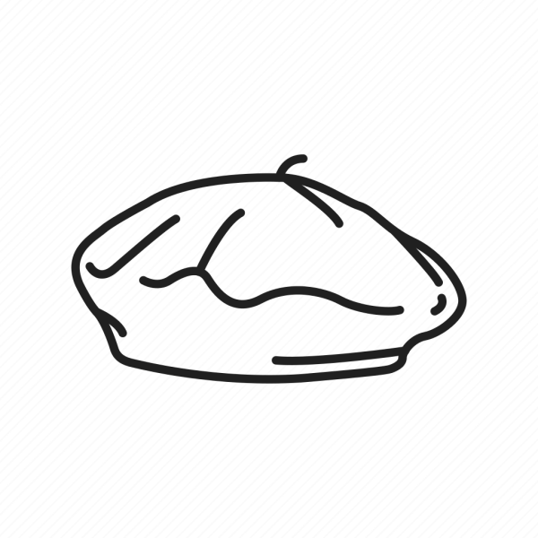 Беретка раскраска