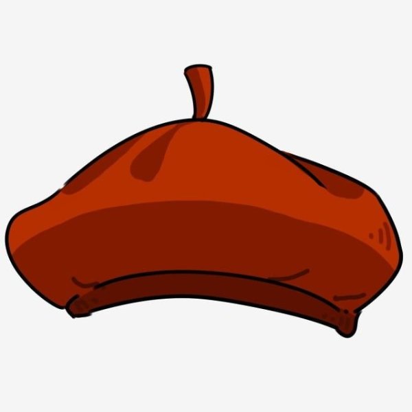 Берет нарисованный