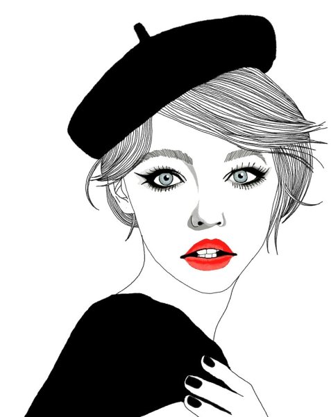 Женщина рисунок