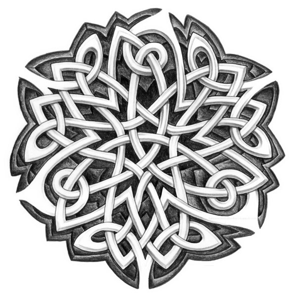 Триглав Славянский оберег эскизы