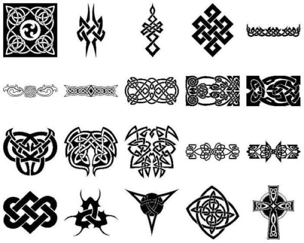 Скандинавский орнамент Фенрир