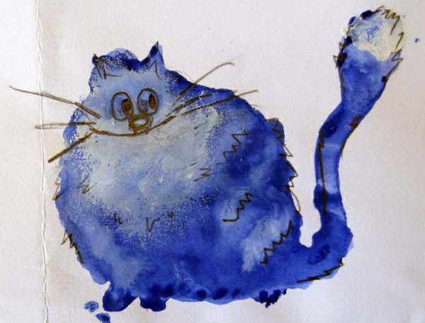 Рисование кляксами