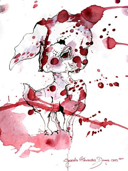 Рисование пятном