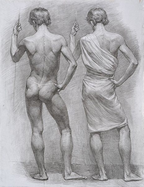 Академия Глазунова натурщик