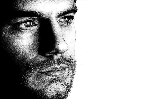 Дэвид Теннант десятый доктор рисунок