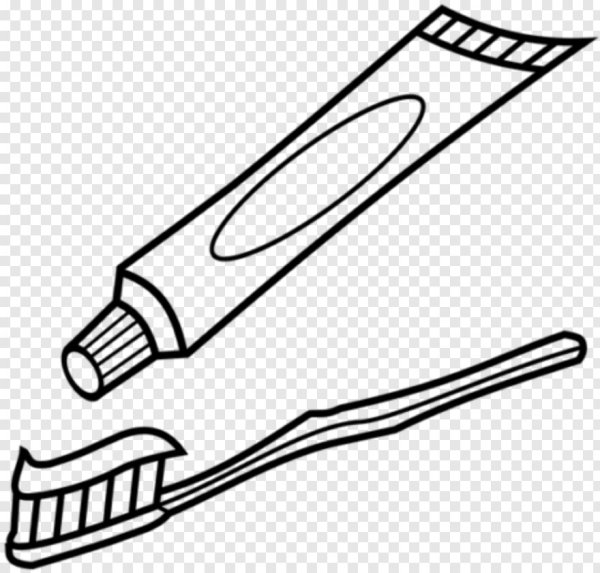 Рисование зубной щеткой