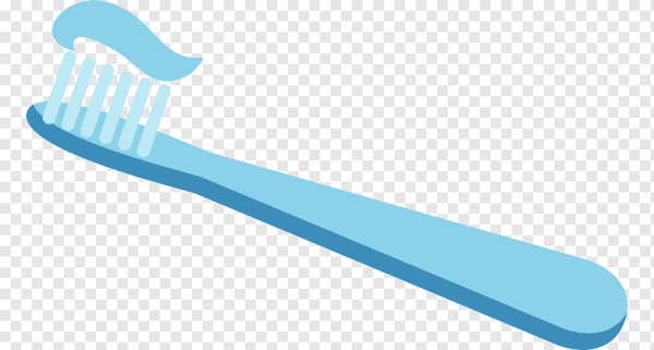 Зубная щетка на белом фоне