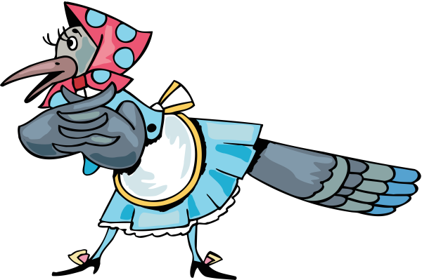 Сорока картинка для детей на прозрачном фоне