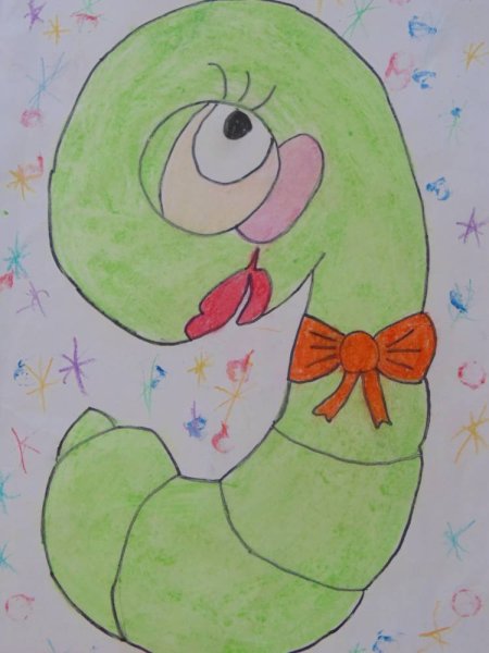 Цифры в виде предметов