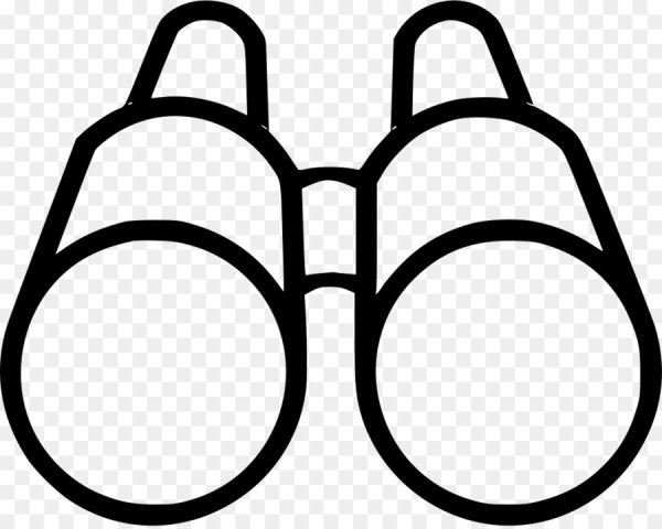 Бинокль нарисовать