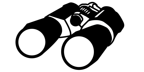 Бинокль на прозрачном фоне