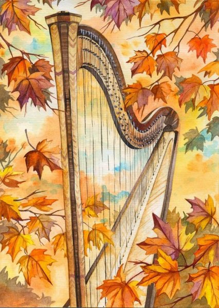 Рисунок на тему осень