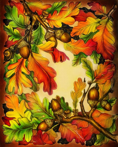 Роспись осень