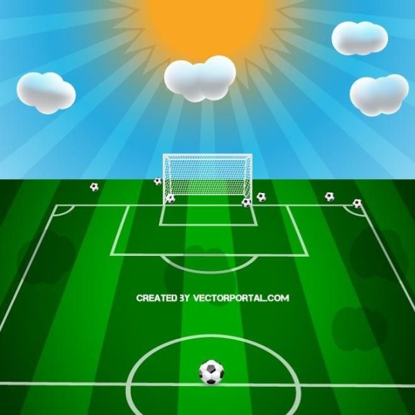 Футбольное поледля дете5й