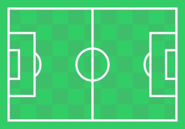 Макет футбольного поля
