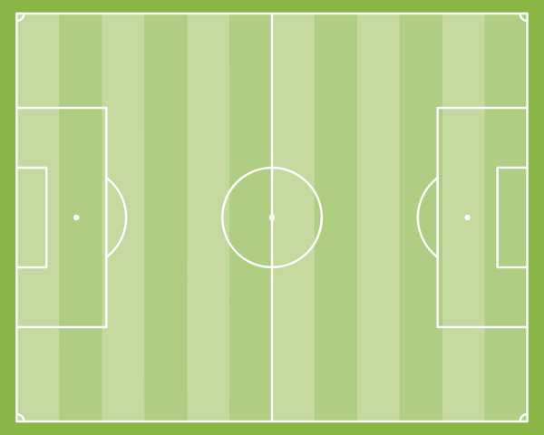 Макет футбольного поля