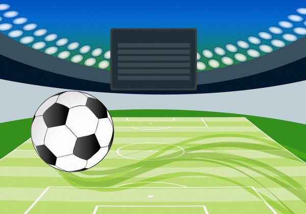 Нарисовать футбольное поле