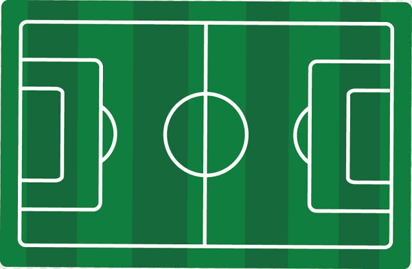 Векторное футбольное поле