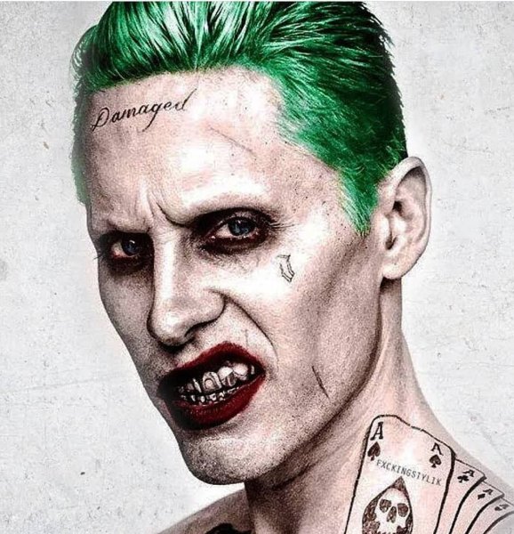 Рисунки Джокер Джонни Депп