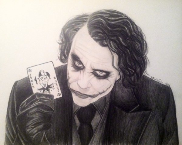 Джокер для срисовки