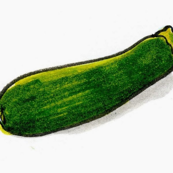 Кабачок мультяшный