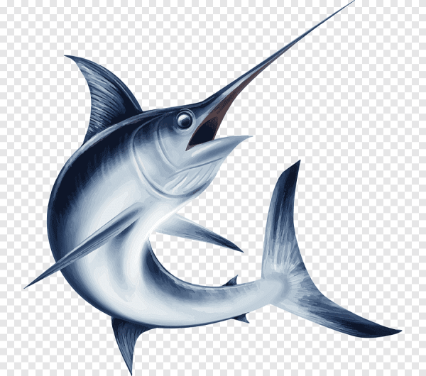 Рыба Марлин мультяшная