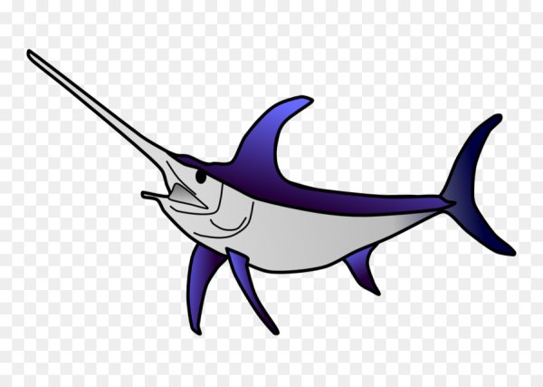 Мультяшка рыба меч