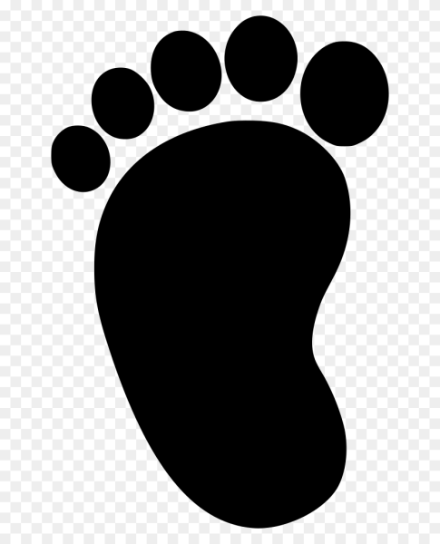 Отпечаток детской ноги