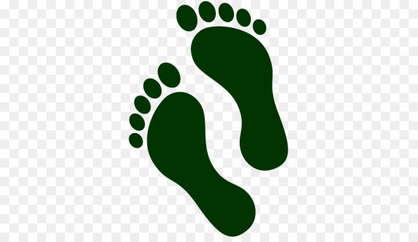 Наклейка отпечаток ноги