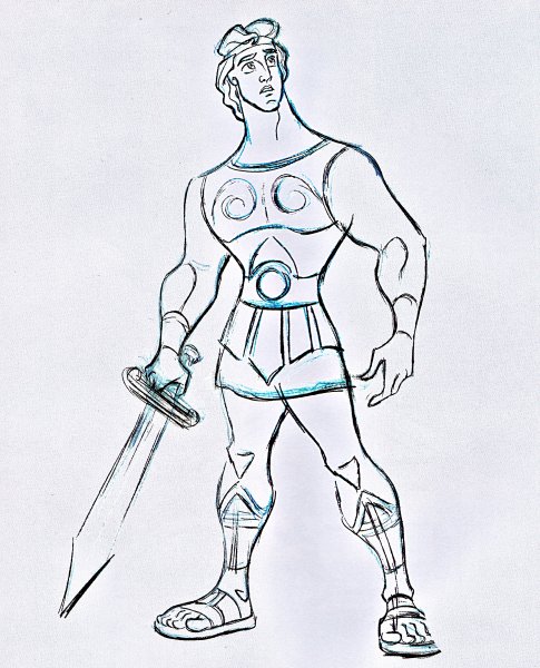 Подвиг Геракл нарисова