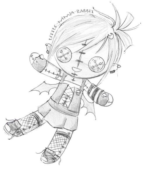 Кукла вуду милая