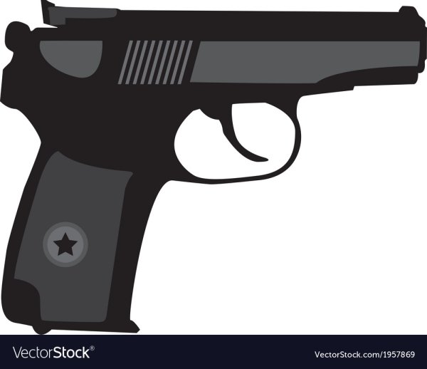 Пистолет вектор