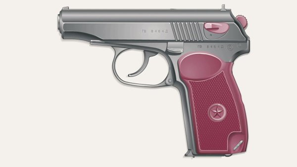 Пистолет карандашом