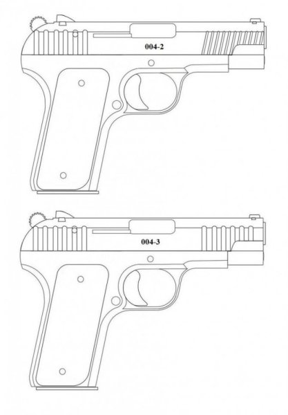 Пистолет Макарова чертеж