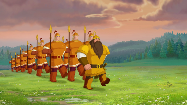 Сказка 33 богатыря и дядька Черномор