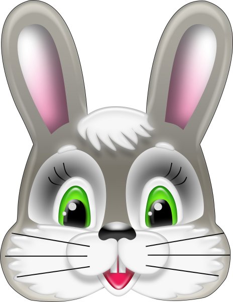 Маска зайчихи