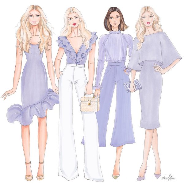 Модные эскизы