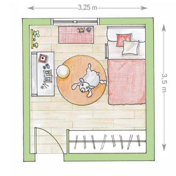 План комнаты