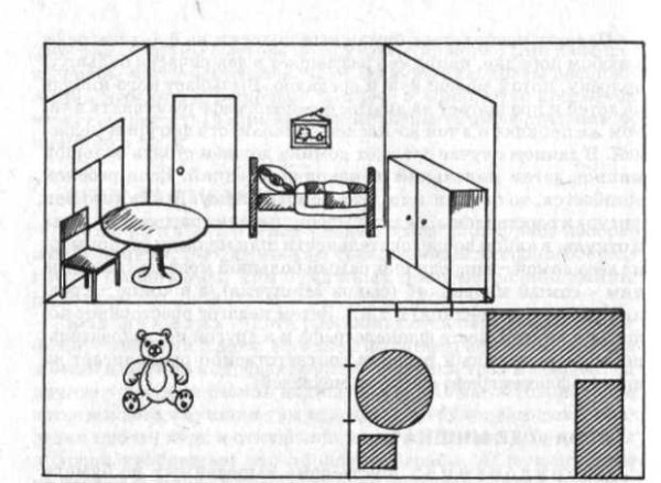 Схема комнаты сбоку